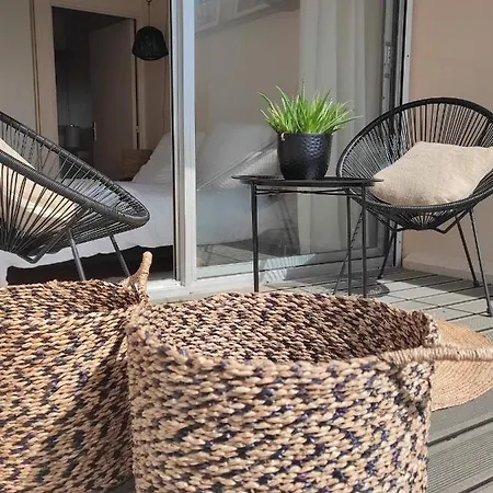 Le 3 appartement avec jardin prive 100m de la plage Concarneau Extérieur photo